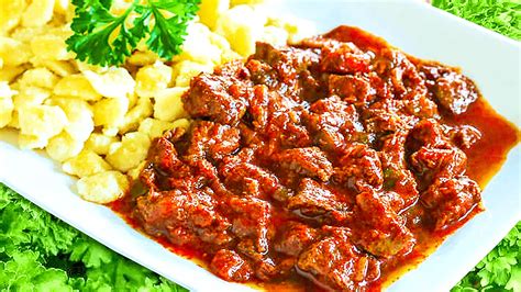 Authentic Hungarian Beef Goulash with Dumplings | Homemade Recipes 2025