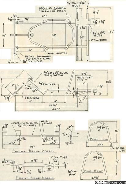 Old Skool Go Kart Dimensions? | OldMiniBikes.com