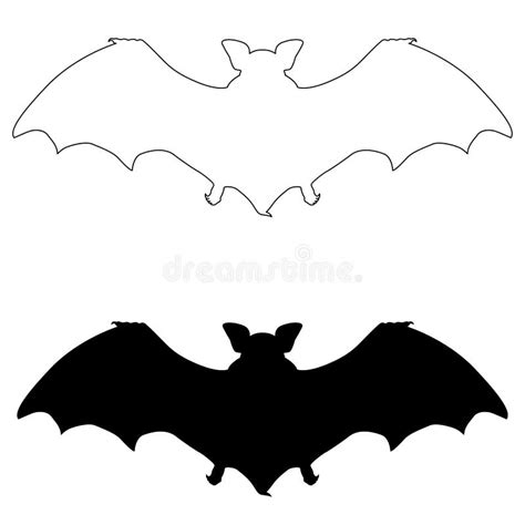 Bat Hanging on a Rope Silhouette Stock Vector - Illustration of religion, season: 45678327