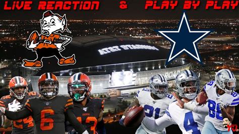 NFL Live Stream: Cleveland Browns Vs Dallas Cowboys (Live Reactions ...