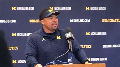 Michigan running backs coach Mike Hart discusses mixing the pass and ...