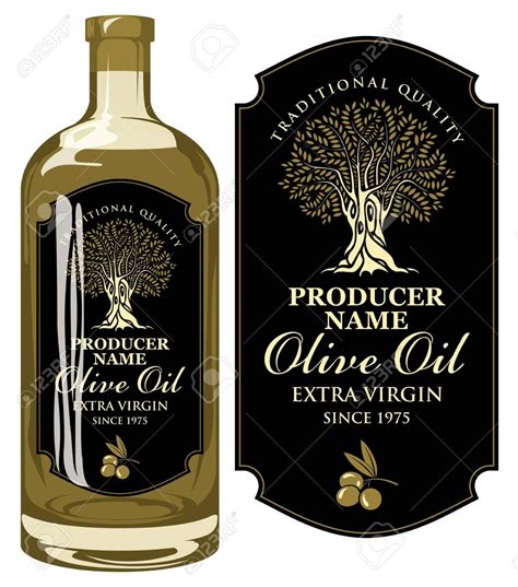 Olive Oil Label Template