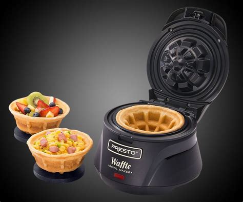 Belgian Bowl Waffle Maker | Gadgets kitchen cooking, Waffle maker, Waffles