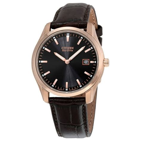 CITIZEN - Citizen Men's Eco-Drive Leather Band Watch AU1043-00E - Walmart.com - Walmart.com