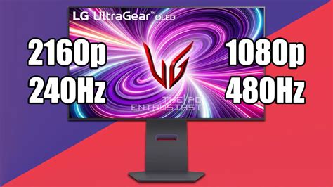 The LG Ultragear 32GS95UE 4K OLED Can Do 4K 240Hz or 1080p 480Hz, First ...