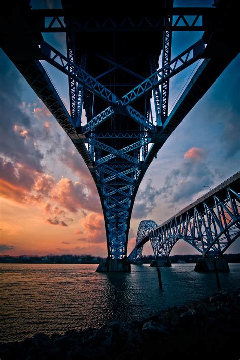 Grand Island Bridge | Grand Island Bridge at sunset | Joe Lewis | Flickr