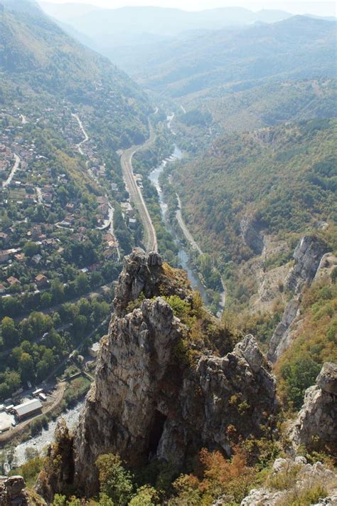 Panoramic View of Iskar Gorge, Balkan Mountains, Bulgaria Stock Photo ...