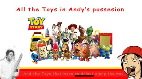 All Of Andy's Toys from Toy Story (The Sold and Lost Toys) - YouTube