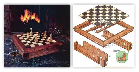 Chess Board Plans • WoodArchivist