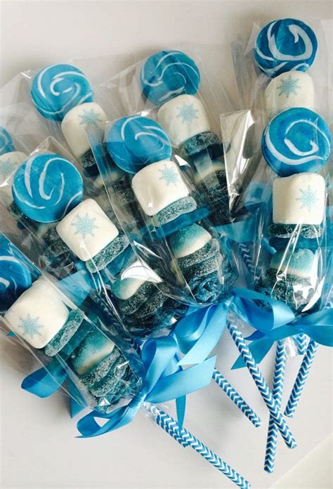 Frozen Winter Party Favor Candy Skewer Fun Marshmallow Pop | Etsy ...