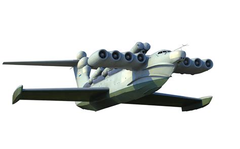 Lun-Class Ekranoplan Project 903 3D Model by citizensnip