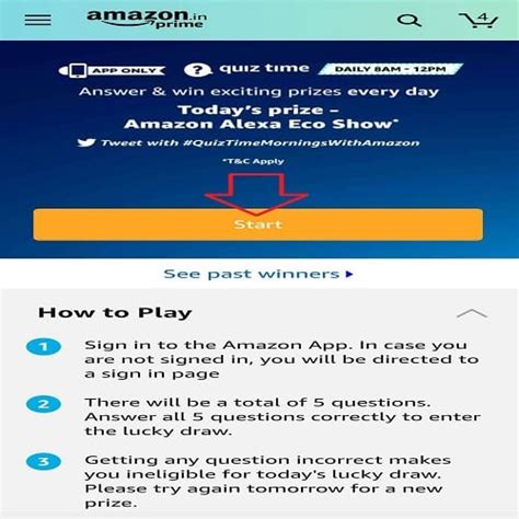 Amazon Quiz Answers Today 29 May | Win Rs. 500