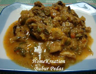 HomeKreation - Kitchen Corner: Bubur Pedas ( Sarawak Spicy Mixed Vegetable )