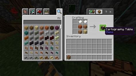 How to Make a Cartography Table in Minecraft