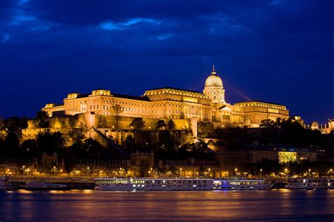 Buda Castle at Night in Budapest Photograph by Artur Bogacki - Fine Art America