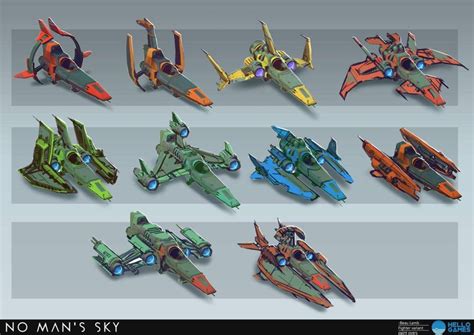 Concept art and ship designs from staff : NoMansSkyTheGame | No man's sky ships, Space ship ...