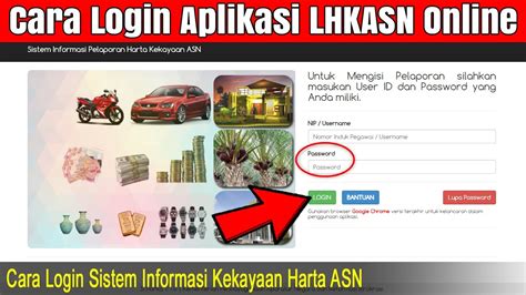 Cara Login Aplikasi LHKASN Online - YouTube