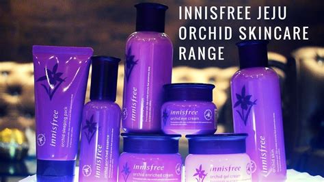 innisfree jeju orchid skincare range review - YouTube