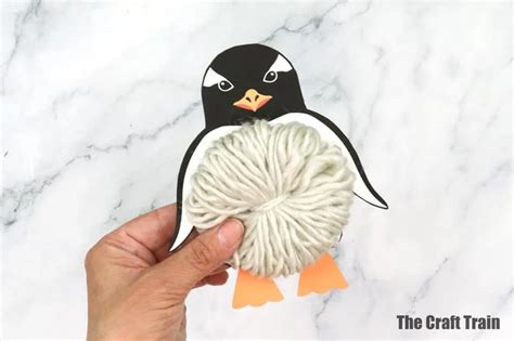 Pom pom penguin craft - The Craft Train