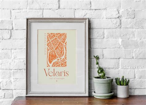 Velaris City Map ACOTAR Digital Download Sarah J Maas - Etsy UK