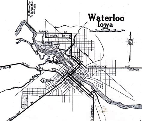 Waterloo, Iowa. Map 1919 | This old map may help new people … | Flickr