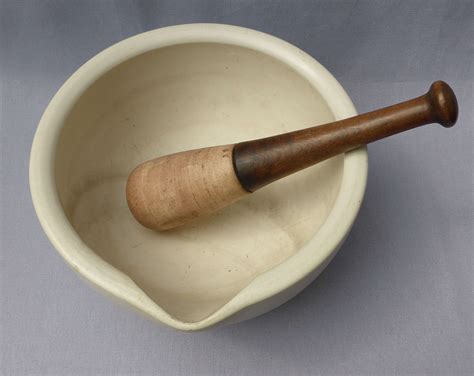 Huge pharmacy mortar & pestle late 19th century in Antique Ceramics