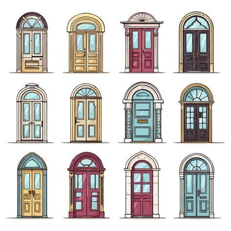 Premium Vector | Door vector design illustration isolated on white background