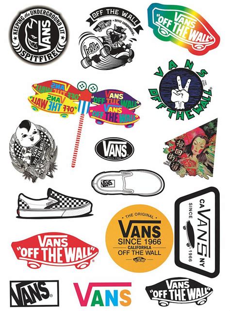 Vans Skateboard Sticker, Decorative Sticker, Laptop Suitcase Sticker, Masking Sticker - 1 Sheet ...