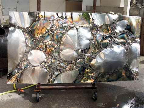 Big Steel Art 'Bubbles' | Metal wall art, Sheet metal art, Steel art