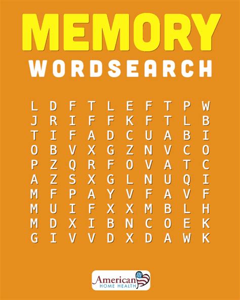 Memory - Word Search Puzzle - Easy Version (VIDEO) Easy Word Search, Word Search Puzzles, Memory ...