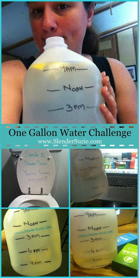 One Gallon Water Challenge - Day 1 | Gallon water challenge, Water ...