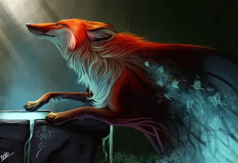 Fox Spirit by TehChan on DeviantArt