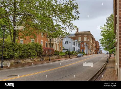 Greeneville, Tennessee, USA - April 29, 2020: Historical district of ...