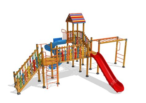 Wood Playground Equipments -Mas-115