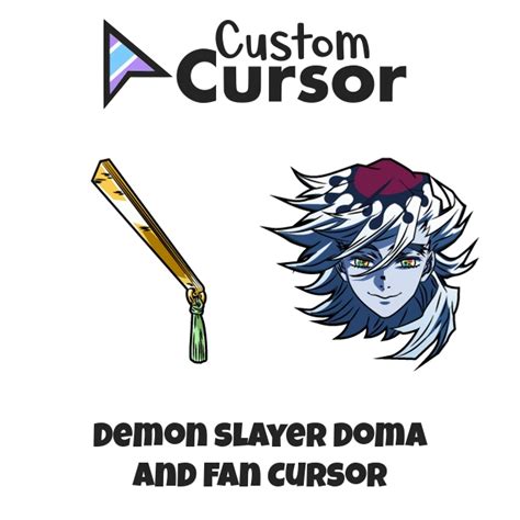 Demon Slayer Doma and Fan cursor – Custom Cursor