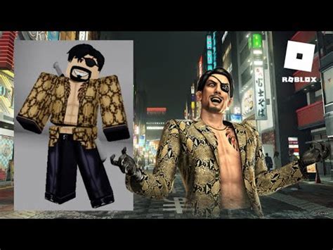 "GORO MAJIMA" Outift Tutorial: ROBLOX - YouTube