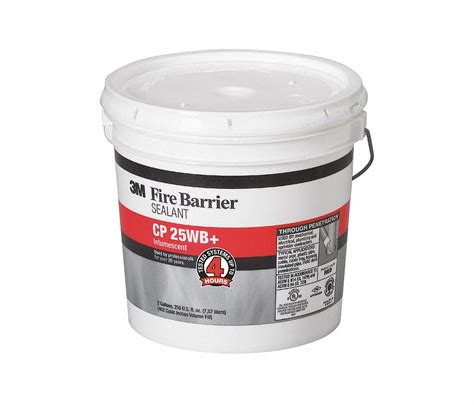 3M (CP-25WB+2gal) Fire Barrier Sealant CP 25WB+, 2 gallon, Pail | eBay