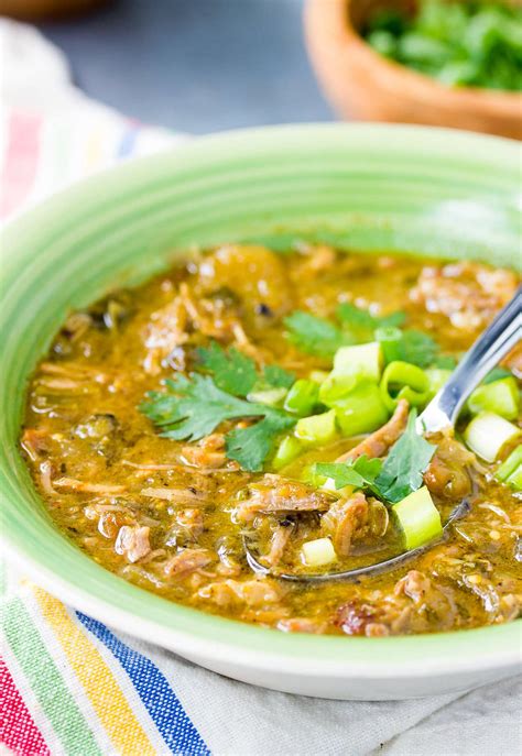 Pork Green Chili Recipe (New Mexico Chile Verde) - A Spicy Perspective