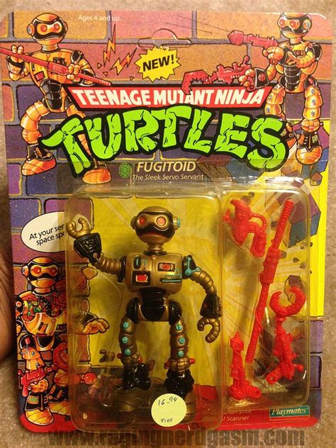 Vintage TMNT Teenage Mutant Ninja Turtle Carded Fugitoid | Ninja ...