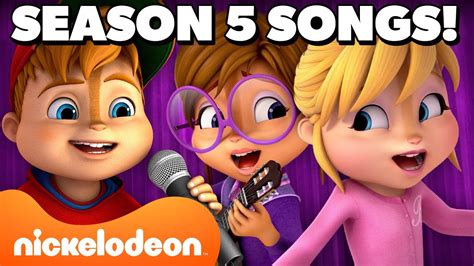 EVERY Song From ALVINN!!! AND THE CHIPMUNKS Season 5! 🐿 Part 1 | Nickelodeon Cartoon Universe ...