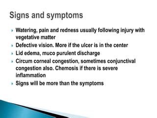 Fungal corneal ulcer | PPT