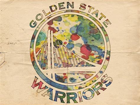 Golden State Warriors Logo Art Painting by Florian Rodarte