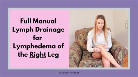 Lymphedema Massage: FULL Manual Lymphatic Drainage Massage for RIGHT ...