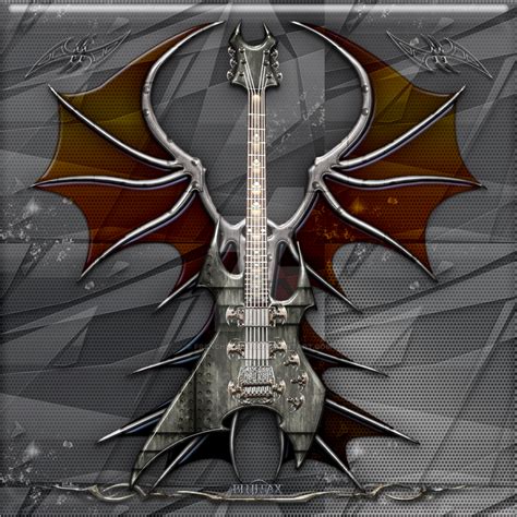 Death Metal Guitar by FrenchBluesax on DeviantArt