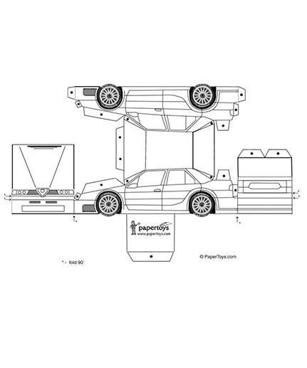 Vehicle Papercraft Car Templates / To feature or share these printables ...