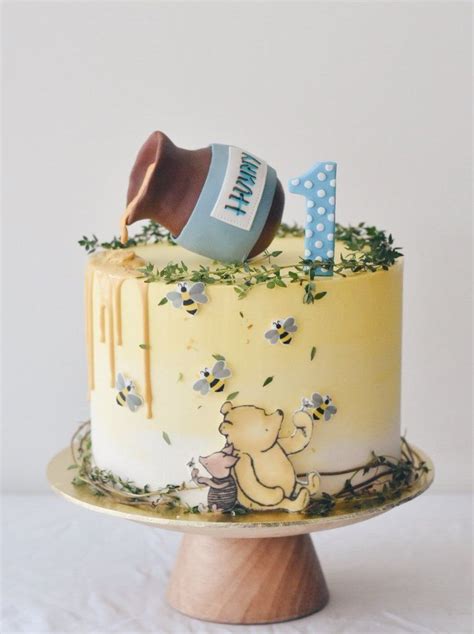 We have our Winnie the Pooh Cake in one-tier!! A showstopper piece ...