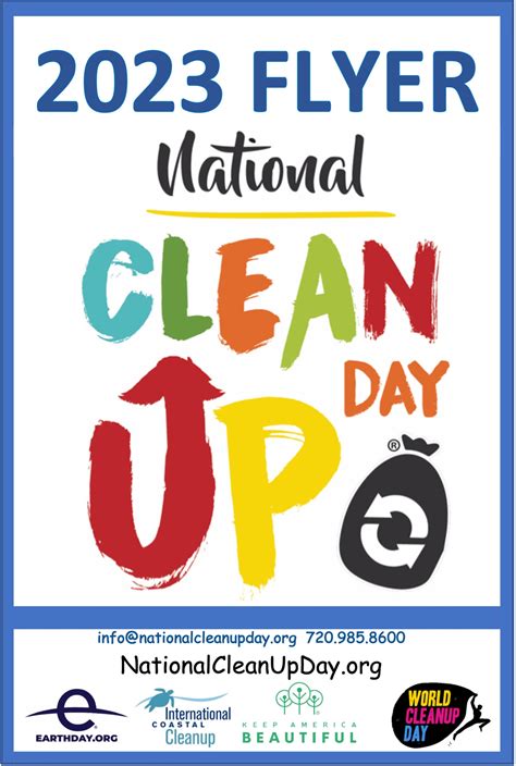 CleanUp 123 — National CleanUp Day®