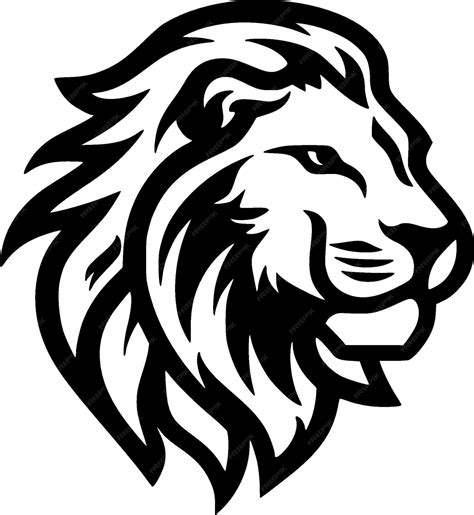 Premium Vector | Lion minimalist and flat logo vector illustration