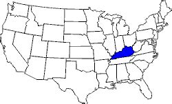 Kentucky Karte Usa | creactie