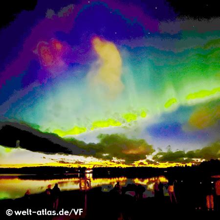 Photo Aurora Borealis in west Finland | Welt-Atlas.de